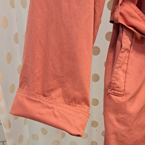 Terry's 'London Fog' Style Coral Trench Coat 🌹🧥 - Picture 4 of 6